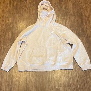 Nike mock neck Light Beige Hoodie